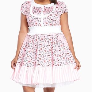 Torrid Hello Kitty Lolita Dress Costume